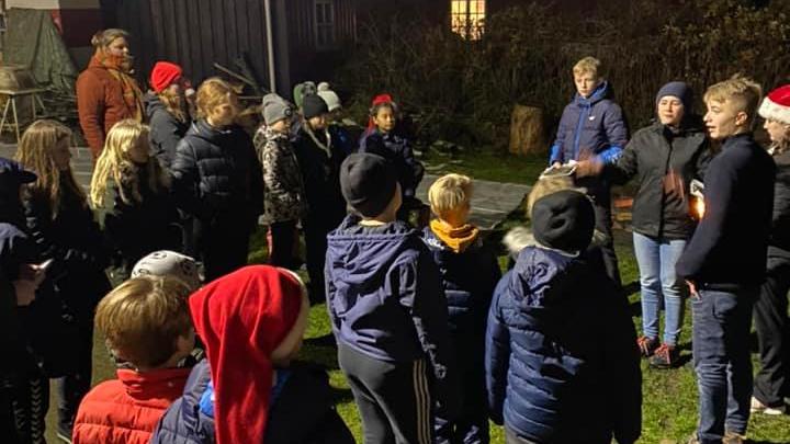 Spejdere til juleafslutning